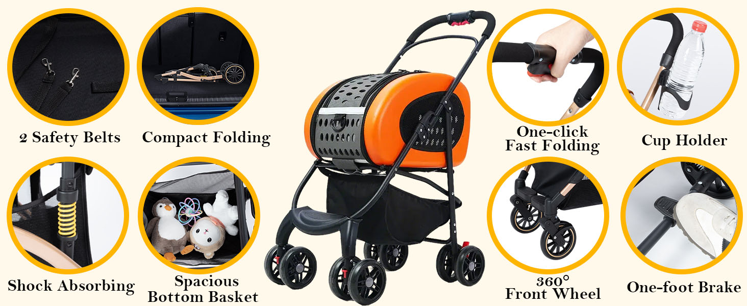 Bullet Pet Stroller