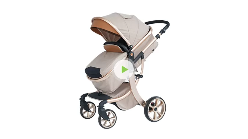 Multi-functional high landscape baby stroller
